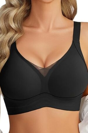Womens Wireless Bras Full Coverage Seamless Bra Comfortable Bralette Everyday Bras