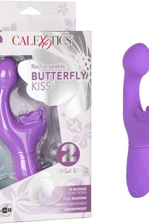CalExotics SE-0783-15-3 Butterfly Kiss? Rechargeable Butterfly Kiss? - Purple