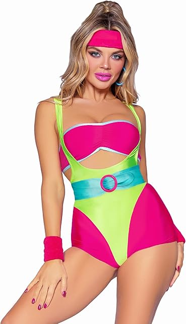 Women's 80s Workout Hottie Costume