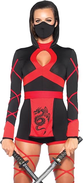 Dragon Ninja Women S Fancy-Dress Costume for Adult XXS
