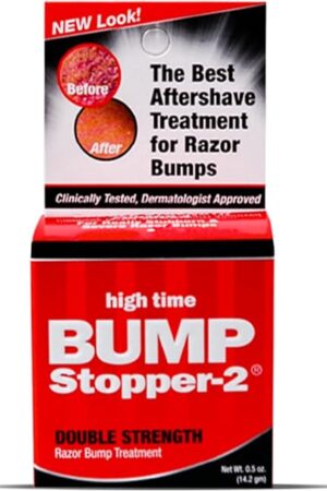 Bump Stopper 2 Double Strength Razor Bump Treatment | Formulated to Relieve Razor Burn | Eliminates Ingrown Hairs | Aftershave For Men - 05 OZ