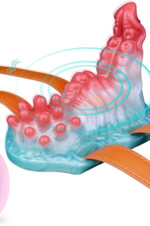 Wearable Clitoral Vibrator Grinding Sex Toys for Women, 10 Vibration Remote Control Silicone Clit Stimulator for Lesbian Pleasure and Couples Foreplay