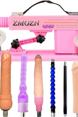 Automatic Sex Machine Adult Sex Toys Thrusting Dildo Machine with 3 XLR Connector Fucking Machine 6 Attachments for Women Hands-Free Love Machine Lifelike Dildo