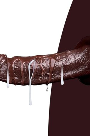 25" Diameter Big Black Thick Realistic Dildo, Huge BBC Silicone XXL Fat Girthy Giant Anal Strap on Dildo with Strong Suction Cup, No Balls Real Skin Adult Sex Toys for Women Men Gay