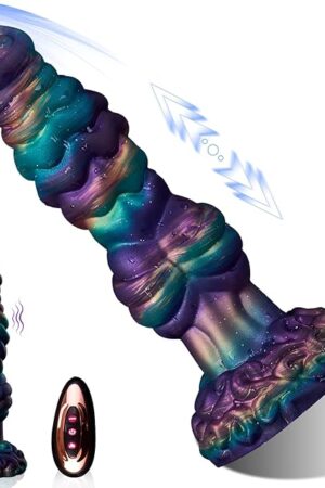 10 Inch Female Sex Toys - 4in1 Dragon Dildo Vibrator, Monster Big Dildo Simulation Thick Anal Dildo 10 Modes of g-spot Stimulation for Male and Female Sex Couples