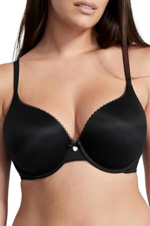 Everyday Comfort Lace Racerback Bra, Demi Cup, Front Close, Smoothing, Lightly Lined (34B-36DDD)