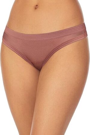 Women's Sheer Stripe Thong