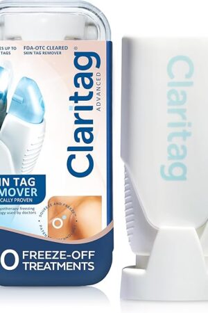 Claritag Advanced Skin Tag Remover - FDA-Cleared Device - Only for Skin Tag Removal - Works in 7-14 Days - Up to 10 Treatment Cycles - Cryogenic Freeze-Off Kit