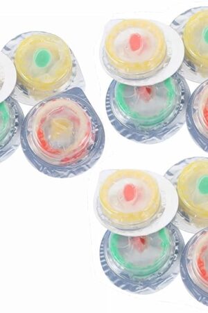 GALPADA 12pcs Colorful Flower Condoms Safe Sleeve Adult Sex Life Supplies Ultra- Thin Health Products Gifts (Small Flower)