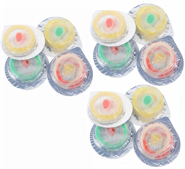 GALPADA 12pcs Colorful Flower Condoms Safe Sleeve Adult Sex Life Supplies Ultra- Thin Health Products Gifts (Small Flower)