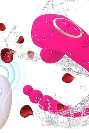 2 in 1 Wearable Vibrator Adult Sex Toys for Women,Remote Control Clitoris Anal Stimulation Novelties Adult Toys with 10 Vibration Modes,Butterfly Panty Rose Vibrator Sex Toy for Women and Couple