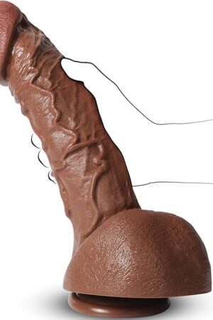 12.6 Inch Realistic Huge Thick Dildo Lifelike Texture, 2.563Diameter PVC Giant Big Dildos with Strong Suction Cup for Vaginal & Anal Masturbation Hands-Free G-Spot Strap-on Dildo for Women Gay Couples