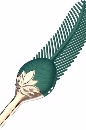 Vibrator Adult Sex Toys for Women, Vibrating Peacock Feather Tickler for Foreplay Flirting SM Sex, 10 Vibration Modes G Spot Clit Stimulator Silicone Fetish Feather Teaser