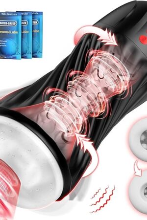 Automatic Male Masturbator Sex Toys for Men - ACUMUM Electric Male Mastusbator with Spiral Shell, Male Masterburbater Hands Free Masturbators 5 Sucking & 10 Vibrating Mode, Autoblow Blowjob Machine