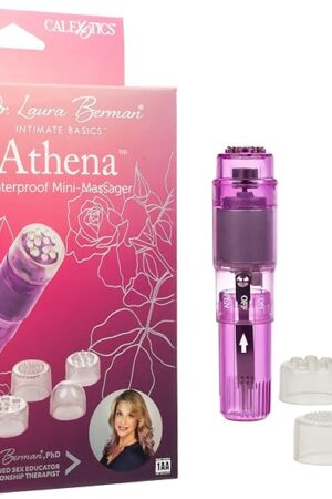 Dr Laura Berman Intimate Basics Athena - Waterproof Mini Massager - Adult Toys Vibrator - Pocket Massager - Purple