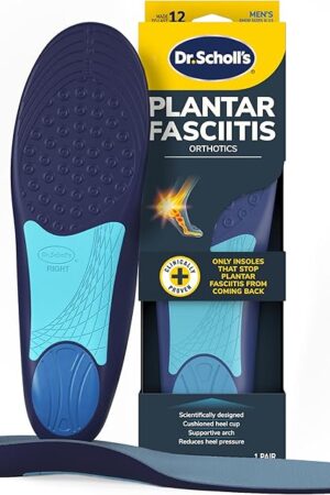 Dr Scholl?s Plantar Fasciitis Relief Orthotic Insoles for Men - The Only Proven Insole to Stop Plantar Fasciitis from Coming Back, Immediately Relieves Pain, Heel Spurs, Arch Support Inserts