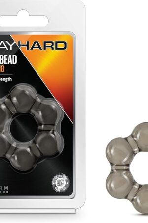 Blush Novelties Stay Hard Thick Beaded Penis Ring - Increased Stamina & Bigger Erections - Soft & Stretchy Cock Rings for Men - Engorge Penis to Lengthen & Add Girth - Male Enhancement Sex Toys