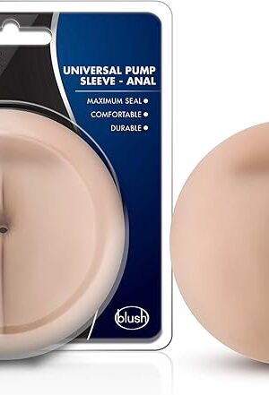 Blush Novelties Performance Universal Replacement Pump Sleeve - for 2.75to 3.25Cylinder - Ultra Soft X5 Plus - Maximum Seal for Optimal Pump - Penis Enhancement Realistic Anal Shaped Sex Toy