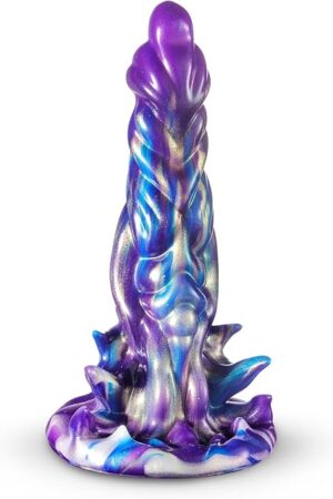 8.2Inch Huge Monster Knot Fantasy Dildo Colorful Flexible G-spot or Anal Stimulator with Suction Cup for Hands-Free PlayAnal Toys for Men Gay, Adult Toys for Women Men