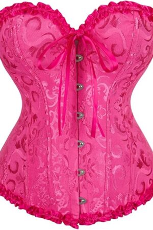 Black Corset Top for Women Pirate Corsets Shapewear Steampunk Corset Overbust