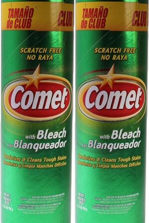 Comet Cleanser with Bleach 28 ounce, (Pack of 2)