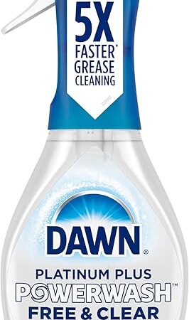 Dawn Powerwash Free & Clear Light Pear Dish Spray, Dish Soap Starter Kit, 16 Fl Oz