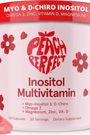 Inositol Multivitamin Capsules ? Myo-Inositol & D-Chiro 40:1 Blend, Omega-3, Vitamin D3, Magnesium, Zinc ? Supports Women?s Health, Mood, Energy, Supplement ? 30 SVG