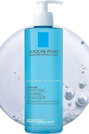 La Roche-Posay Toleriane Purifying Foaming Facial Cleanser, Oil Free Face Wash for Women & Men with Niacinamide + Ceramides, Pore Cleanser Safe For Sensitive Skin, Won?t Dry Out Skin, Soap Free