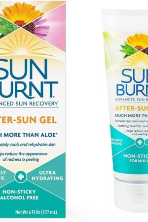 EMCW9 Ultra Hydrating Aloe Vera Gel by Sunburnt 6 Ounce,Clear,SUNB21006