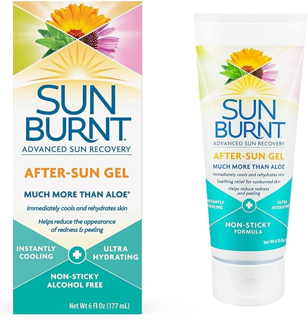 EMCW9 Ultra Hydrating Aloe Vera Gel by Sunburnt 6 Ounce,Clear,SUNB21006