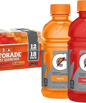 Gatorade Thirst Quencher Sports Drink, Variety Pack, 12 Fl Oz (Pack of 18)