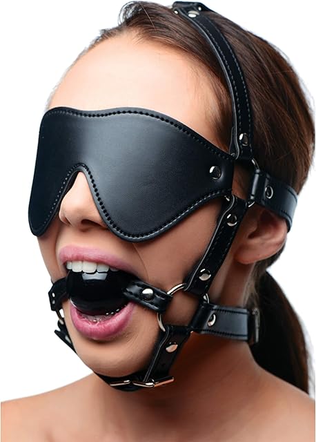Blindfold Harness and Ball Gag