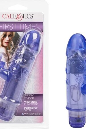 CalExotics First Time Bunny Teaser 9-Function Rabbit Vibrator for Women Adult Sex Toy - Purple SE-0004-20-2