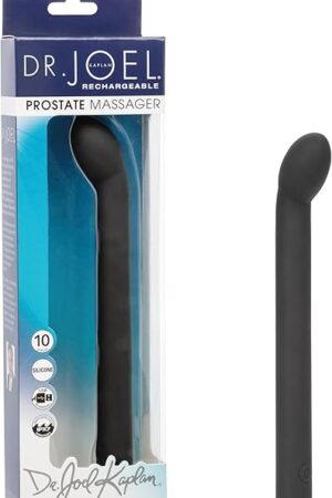 CalExotics Dr. Joel Kaplan Rechargeable Prostate Massager Vibrating Stimulator for Anal Training Black - SE-5666-10-3