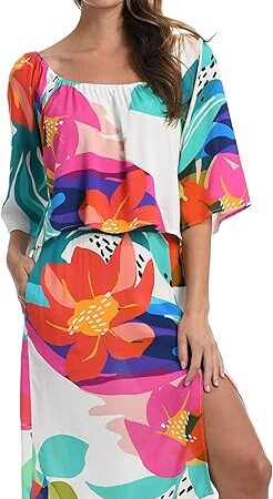 Bell Sleeve Top Swimsuit Cover Up