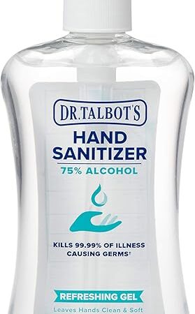 Dr Talbot's Refreshing Gel Hand Sanitizer With Easy Pump, Fragrance Free, 85 Fl Oz