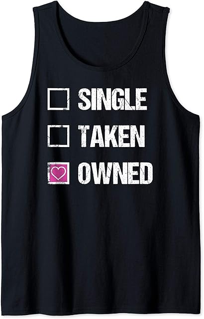 BDSM Owned Dom Owner Submissive Kink Fetish Owner Sex Slave Tank Top