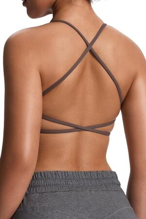 Women's Workout Sports Bras Fitness Ivy Low Impact Bra Yoga Crop Tank