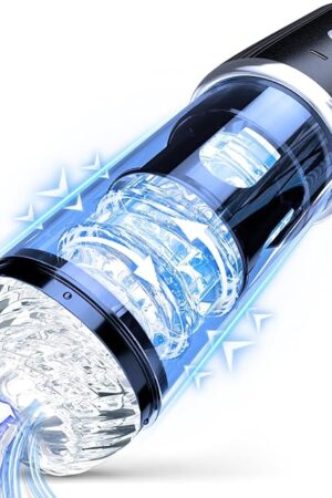 Automatic Male Masturbator Sex Toys for Men with 5 Sucking Twisting &7 Vibrations Modes, Male Sex Toy Masturbators Penis Pump, Tivino Electric Pocket Pussy Vibrating Male Stroker