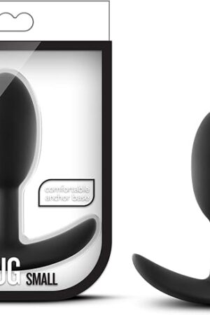 Blush Novelties Sex ToysLuxe Wearable Vibra Slim Plug3.5" Small Motion-Activated Anal PlugBody-Safe Silicone Butt PlugHands-Free Anal Play & Prostate StimulationWomen, Men & CouplesBlack