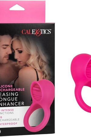 CalExotics Silicone Rechargeable Teasing Tongue Enhancer