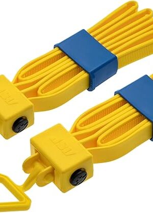 ASP Tri-Fold Restraints, Disposable Handcuffs, Police Gear and Security Guard Flex Cuffs, Law Enforcement Zip Cuffs