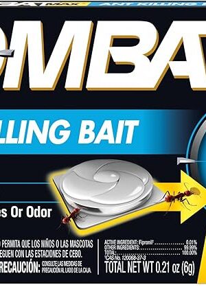 Combat Max Ant Killing Bait Stations, Indoor and Outdoor Use, 6 Count