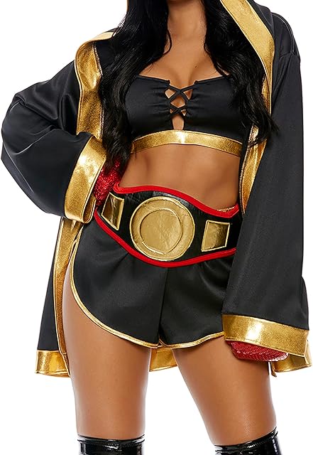 Women's TKO Sexy Boxer Costume