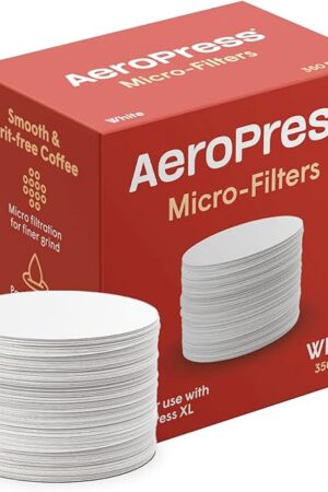 AeroPress Replacement Filter Pack - Microfilters For AeroPress Coffee And Espresso-Style Coffee Maker - 350 count