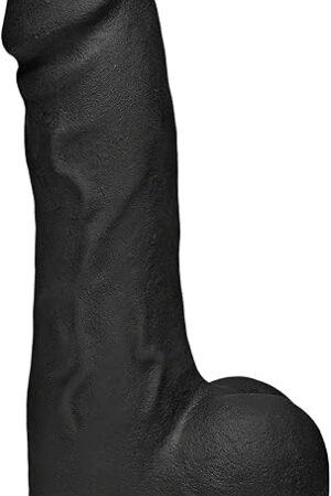 Doc Johnson Merci - The Perfect Dildo 105" - with Removable Vac-U-Lock Suction Cup - ULTRASKYN - for Adults Only, Black