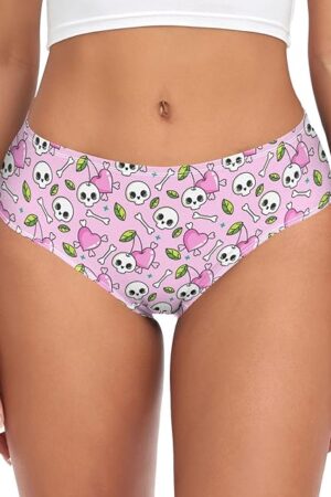 Women Underwear Panties for Women Printed Bikini Panties Lightweight Cheeky Hipster XS-XXL