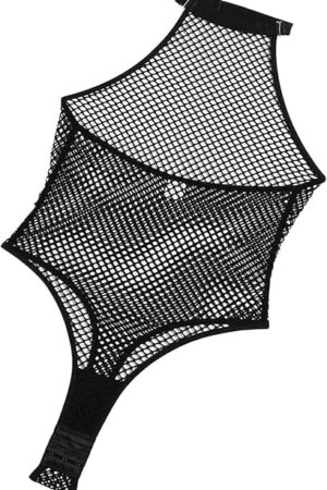 Women's Sexy Hollowed Out Mesh Hanging Neck Sexy Lingerie Christmas Lingerie for Women
