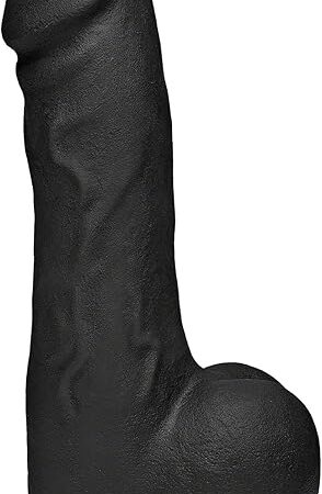 Doc Johnson Merci - The Really Big Dildo 12" - with XL Removable Vac-U-Lock Suction Cup - ULTRASKYN - for Adults Only, Black
