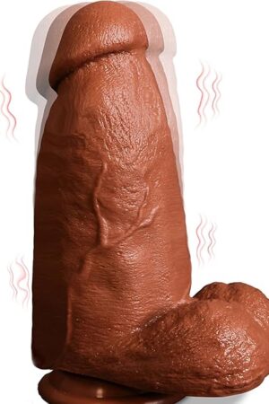 867 Inch Thick Giant Huge Big Large Vibrating Dildo with 10 Vibration Modes,Realistic Fat Girthy Black Anal Strap on Dildo with Strong Suction Cup, Adult Sex Toy for Men Women Couples Gay